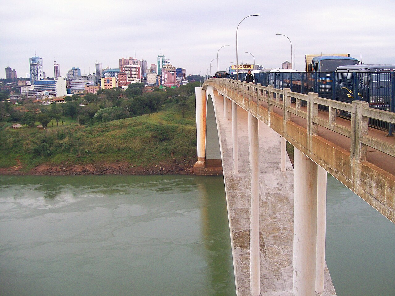 Ponte da Amizade, ligação entre Brasil e Paraguai em Ciudad del Este